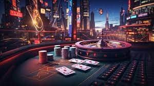 Meja Sic Bo Dadu dealer langsung di h2oslot dengan tiga dadu dan papan taruhan